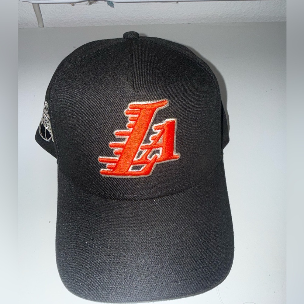 New Era Black and Orange LA Hat